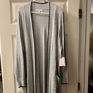 Plus size cardigan sweater